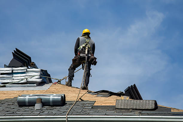 Professional Roof Replacement technician working in Raritan, NJ